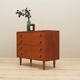 Teak chest of drawers, Danish design, 1970s, production: Denmark