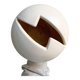 Unique vintage Prosman ceramic B2 vase - lightning bolt