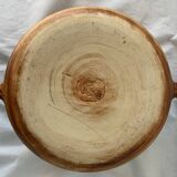 Service dish enamelled sandstone Pottery of the Vallauris Dove