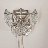 Rare Midcentury Glass Wall Lamp in Style of Kinkeldey, 1960s.