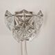 Rare Midcentury Glass Wall Lamp in Style of Kinkeldey, 1960s.