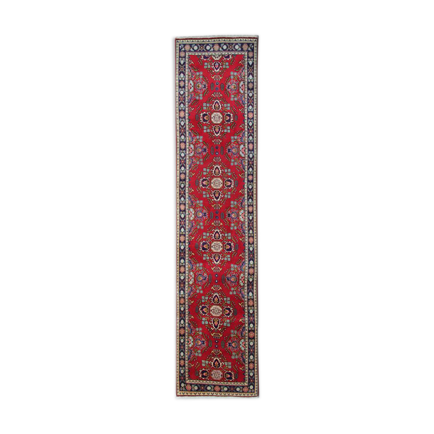 Persian tabriz runner rug 85x390cm