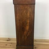 Old rustic back furniture, column, solid wood
