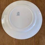Old large round St Amand dish (Late 19th - first half of the 20th.)