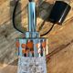 Art deco lamp / glass shade from the 1960s / ceiling pendant lamp for home decor