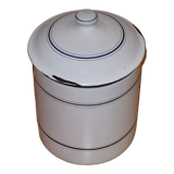 Enamelled sheet metal pot - old