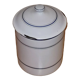 Pot en tôle émaillée - ancien
