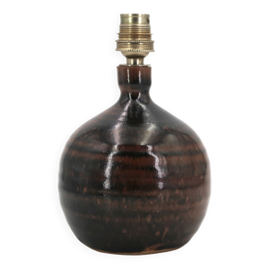 Lampe boule marron foncé