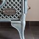 Antique enamelled cast iron stove "Faunus" – renovated