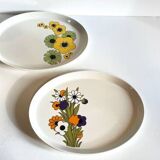 Lot de 2 plats en porcelaine anglaise