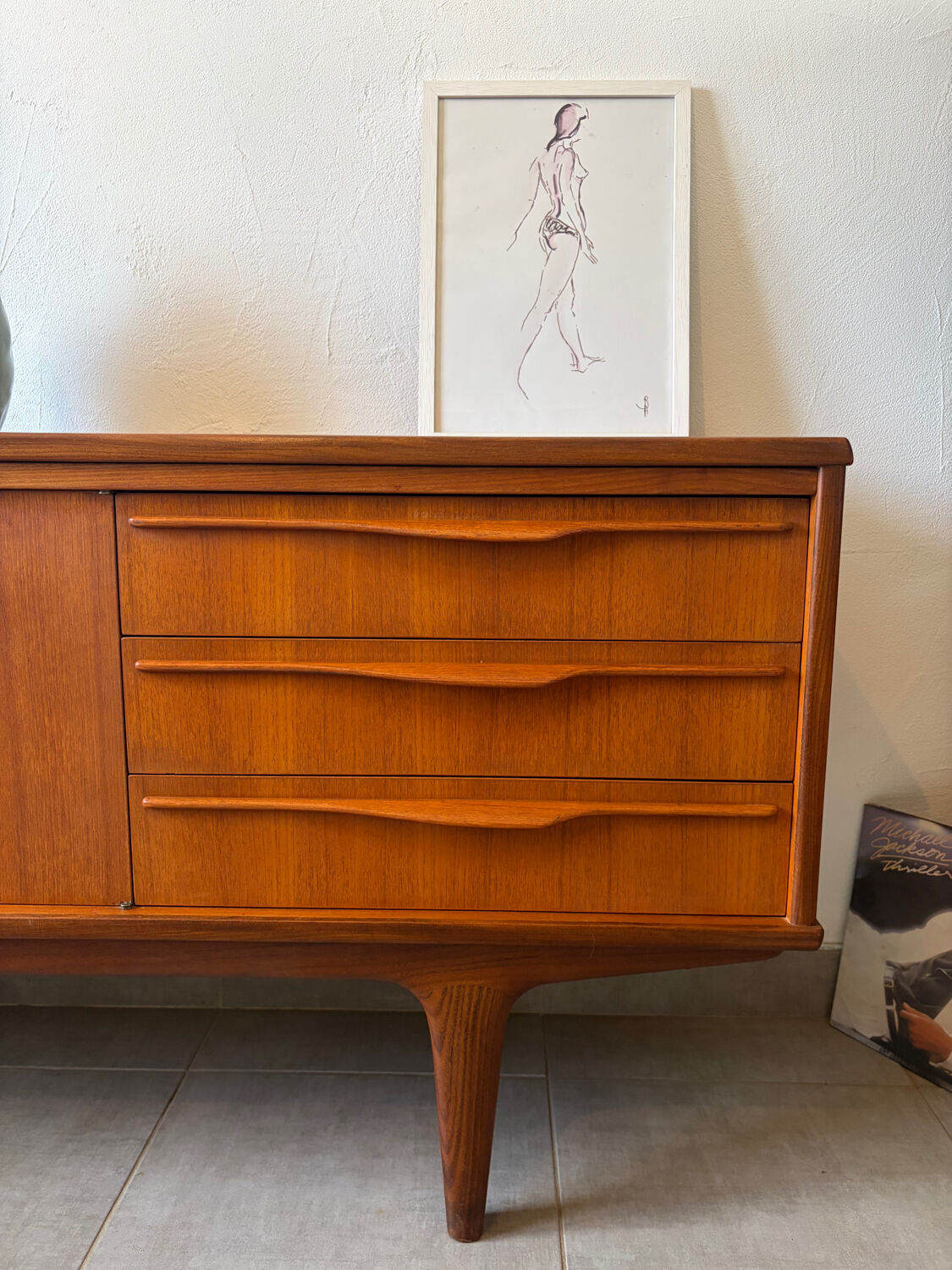 Scandinavian teak sideboard