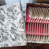 Service of 12 small silver spoons