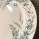 4 assiettes terre de fer Linotte avec oiseaux