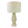 Spanish floral ceramic table lamp from Manises, Spain, circa 1970s