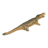 bronze crocodile ashtray 35 cm