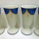 Series of 6 porcelain mazagrans from Paris 19th century