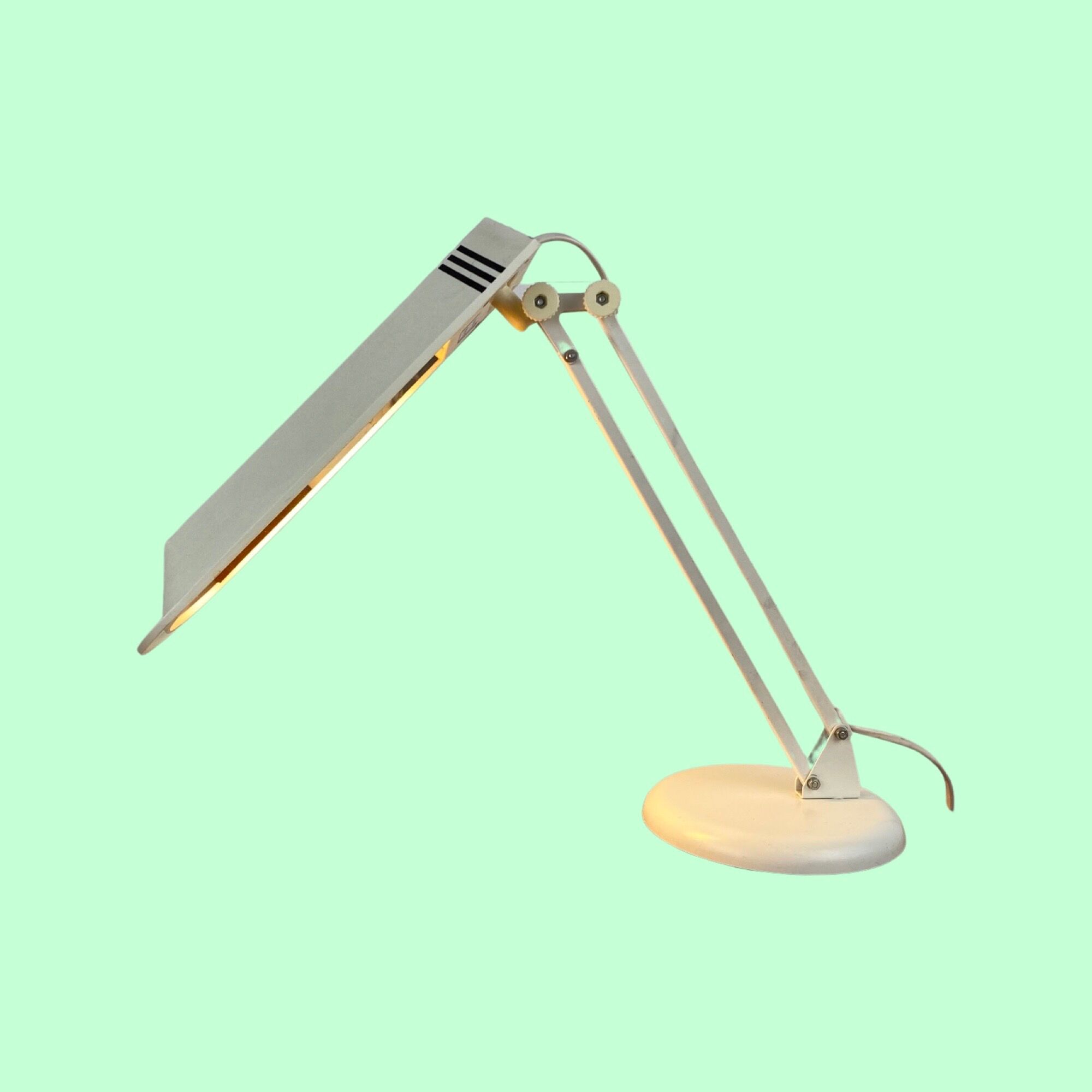 Danish VIntage Designer Desk Lamp LYSKAER | Scandinavian Desk Lamp Adjustable And Bright Light