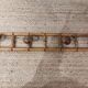 Bamboo wall-mounted coat and hat rack