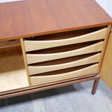 Teak enfilade by Gérard Guermonprez for Magnani editions