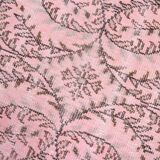 6x10 Rug For Living Room Soft Pink Turkish Vintage Rug, 181x314Cm