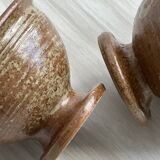 2 small ramekins and bowls in pyrite stoneware.