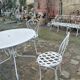 Antique wrought iron garden furniture