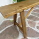 Pair of solid oak benches