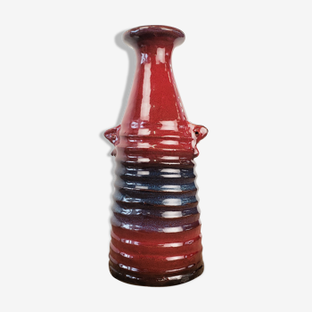 Red vintage terracotta vase