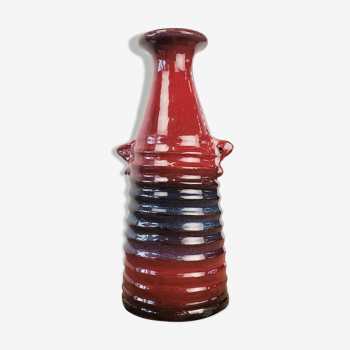 Vase terre cuite vintage rouge