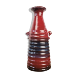 Red vintage terracotta vase