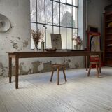 XL farmhouse table in beech and pine 3m