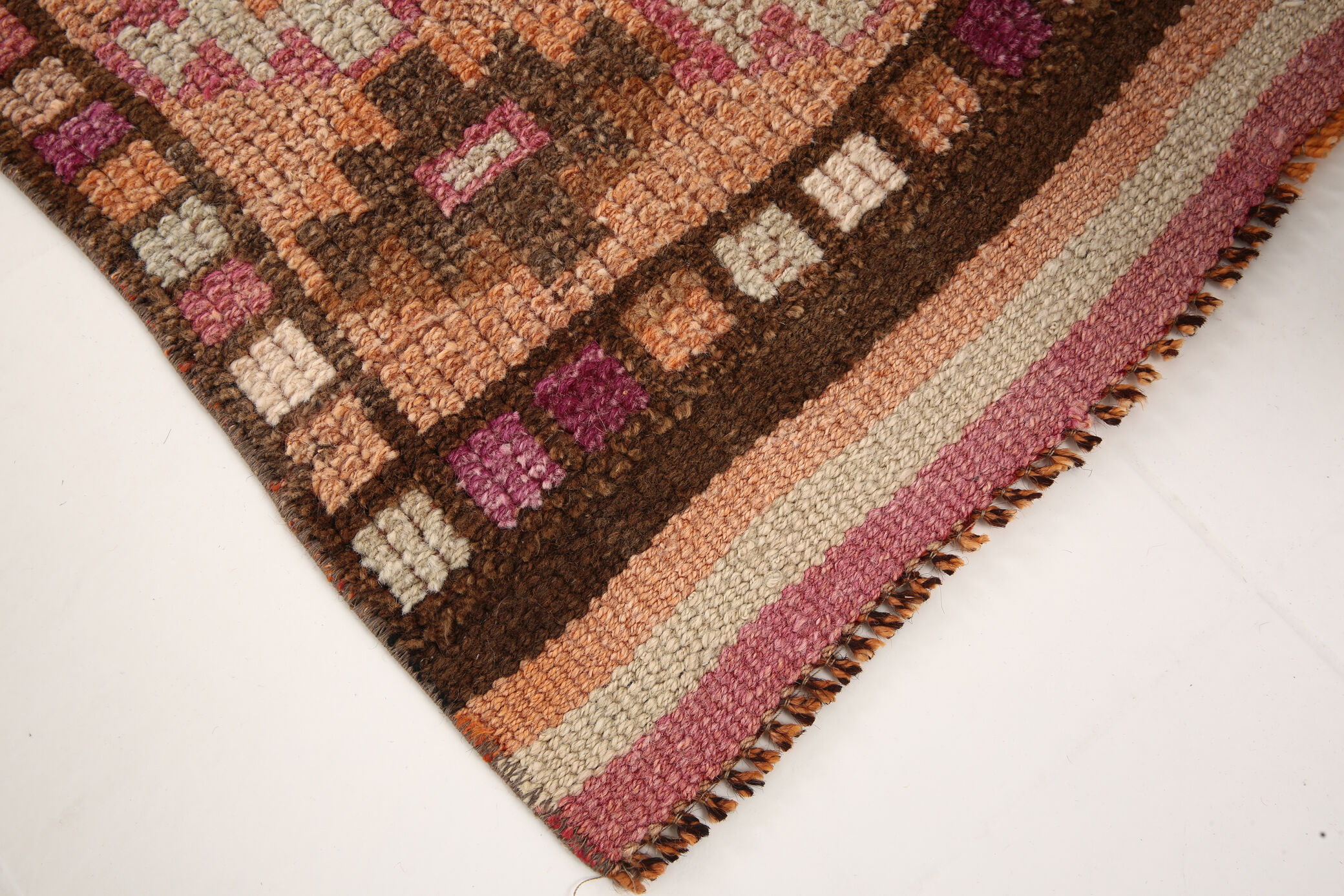 3x9 vintage runner rug, 81x267cm