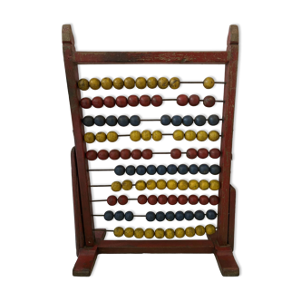 Old large wooden abacus