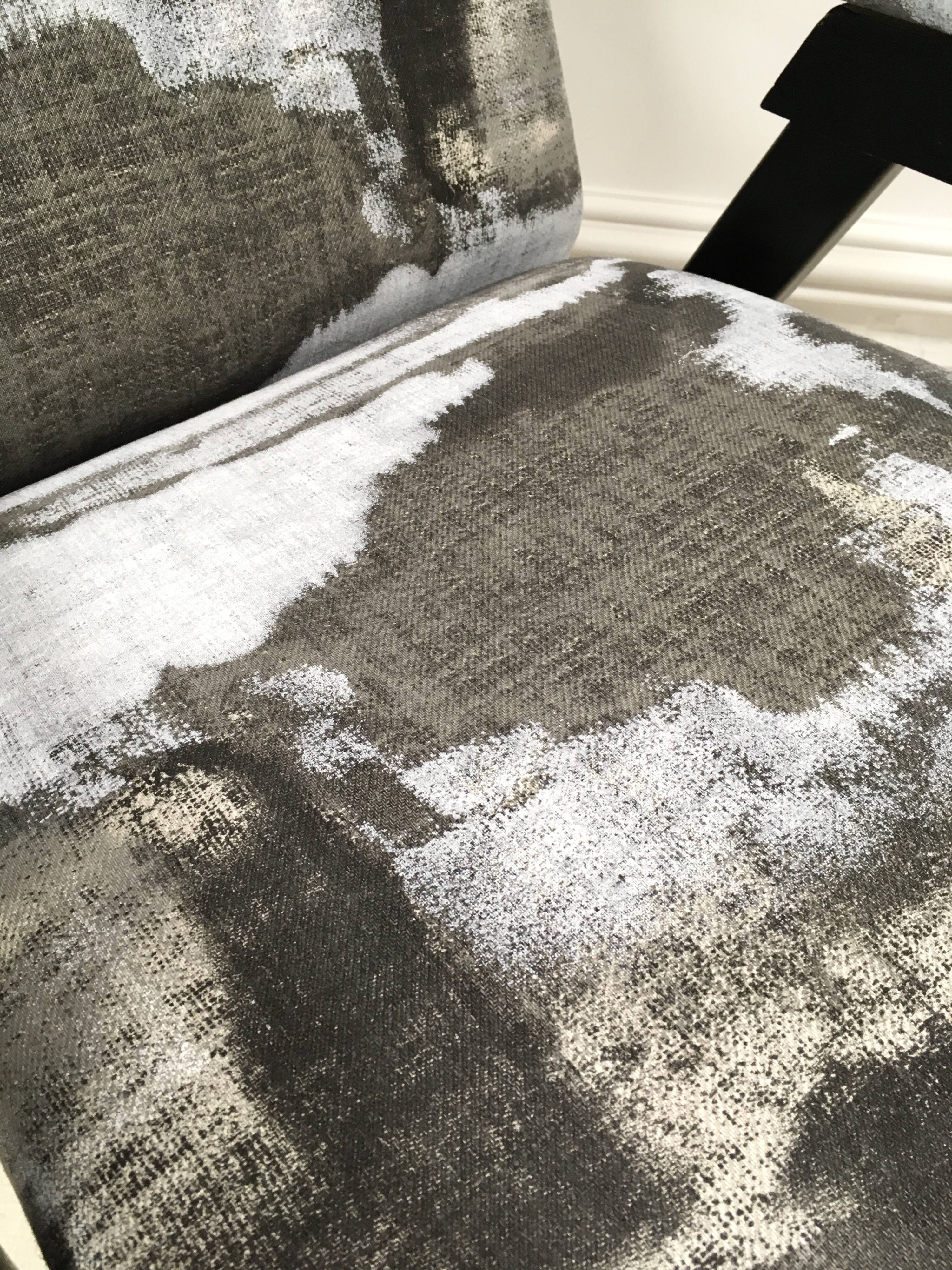 Restored Scandinavian armchair