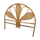 Headboard 2 people in rattan and vintage cannage