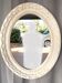 Large White Stucco Wooden Mirror Shabby Chic Baroque Decorative Art