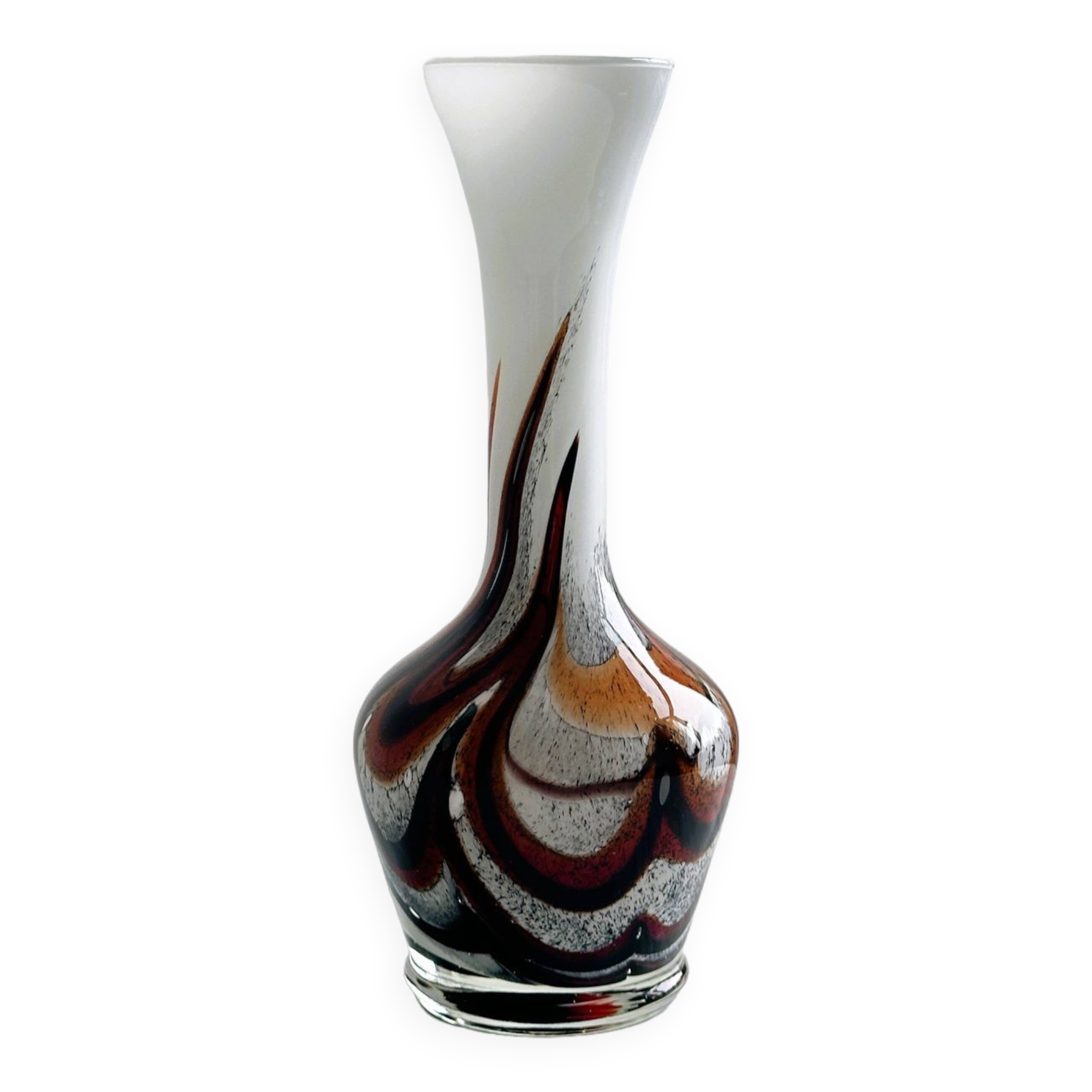 Opaline glass vase.