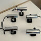 Set de 5 appliques vintage orientable chromée, Italie 1970