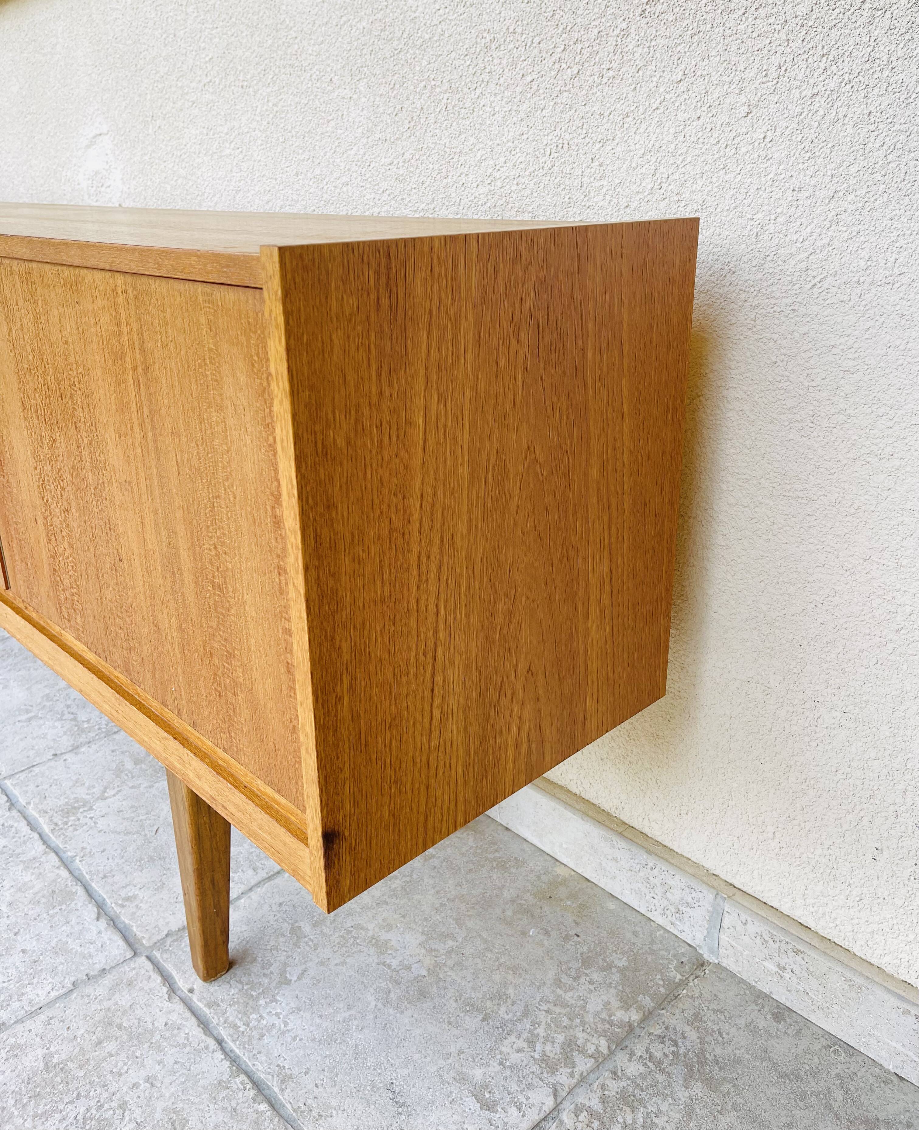 Scandinavian teak row