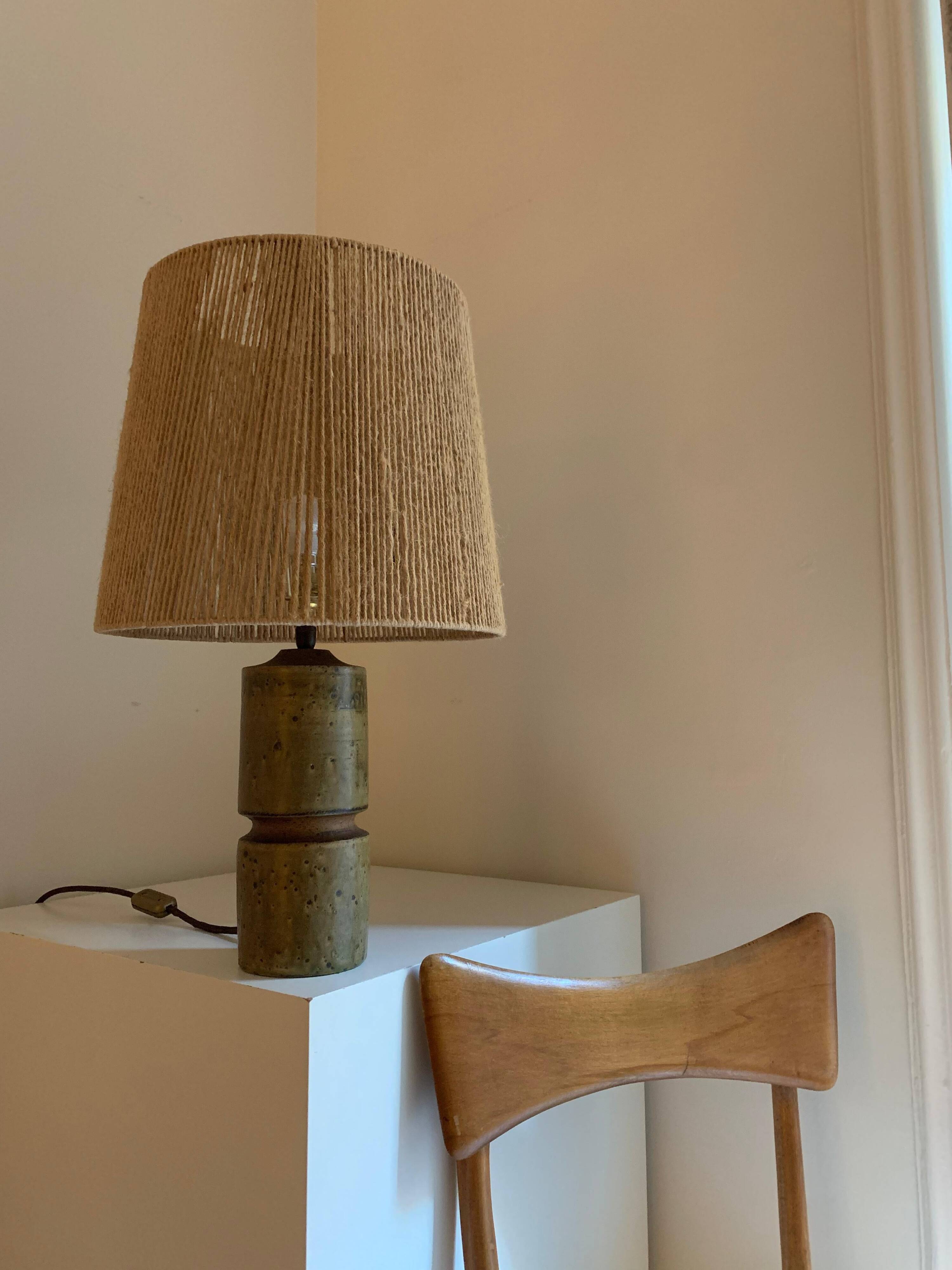 French Ceramic Lamp