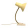 Swan neck lamp, desk lamp, SIS, vintage, brass, beige, 60s