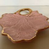 Empty pocket baguier leaf rose gold