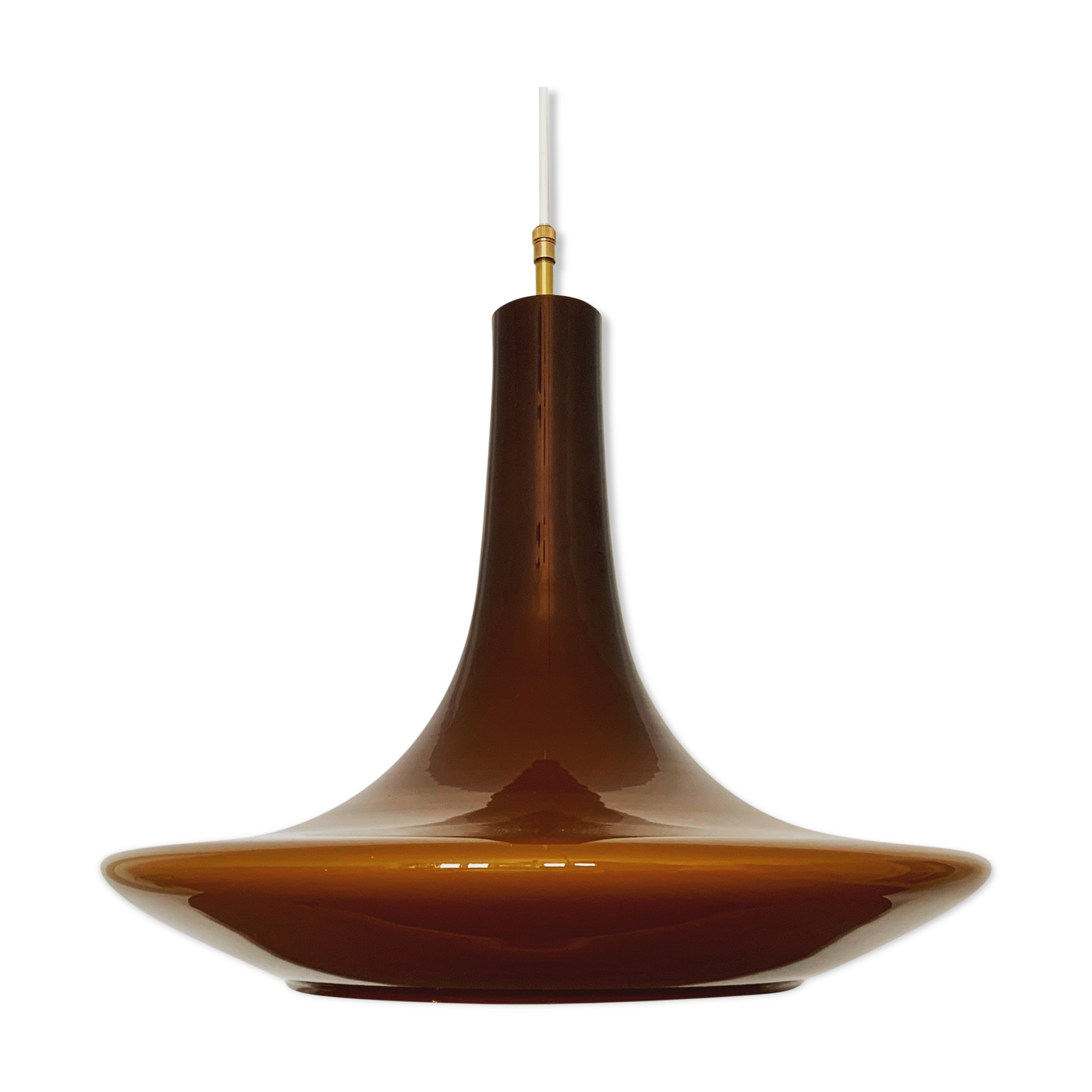 Glass pendant lamp by Peill and Putzler