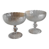 Relief glass cups