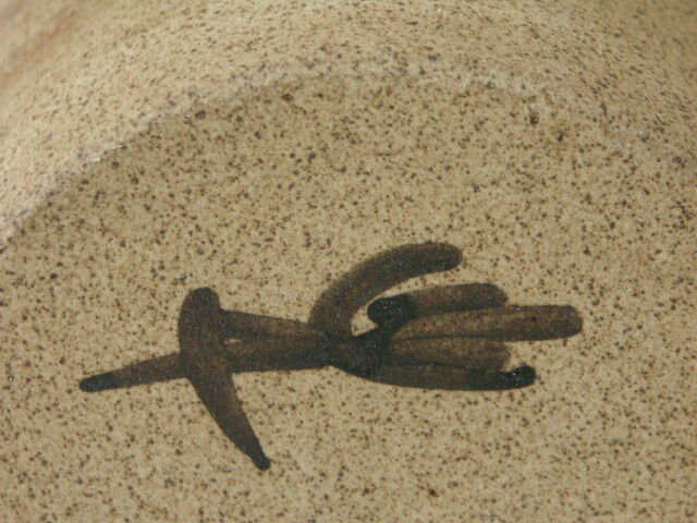 Vintage glazed stoneware jug bottle