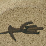 Vintage glazed stoneware jug bottle