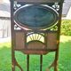Vestiaire mural art nouveau / bois laiton