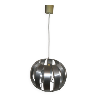 Aluminum pendant lamp from the 60s - 70s