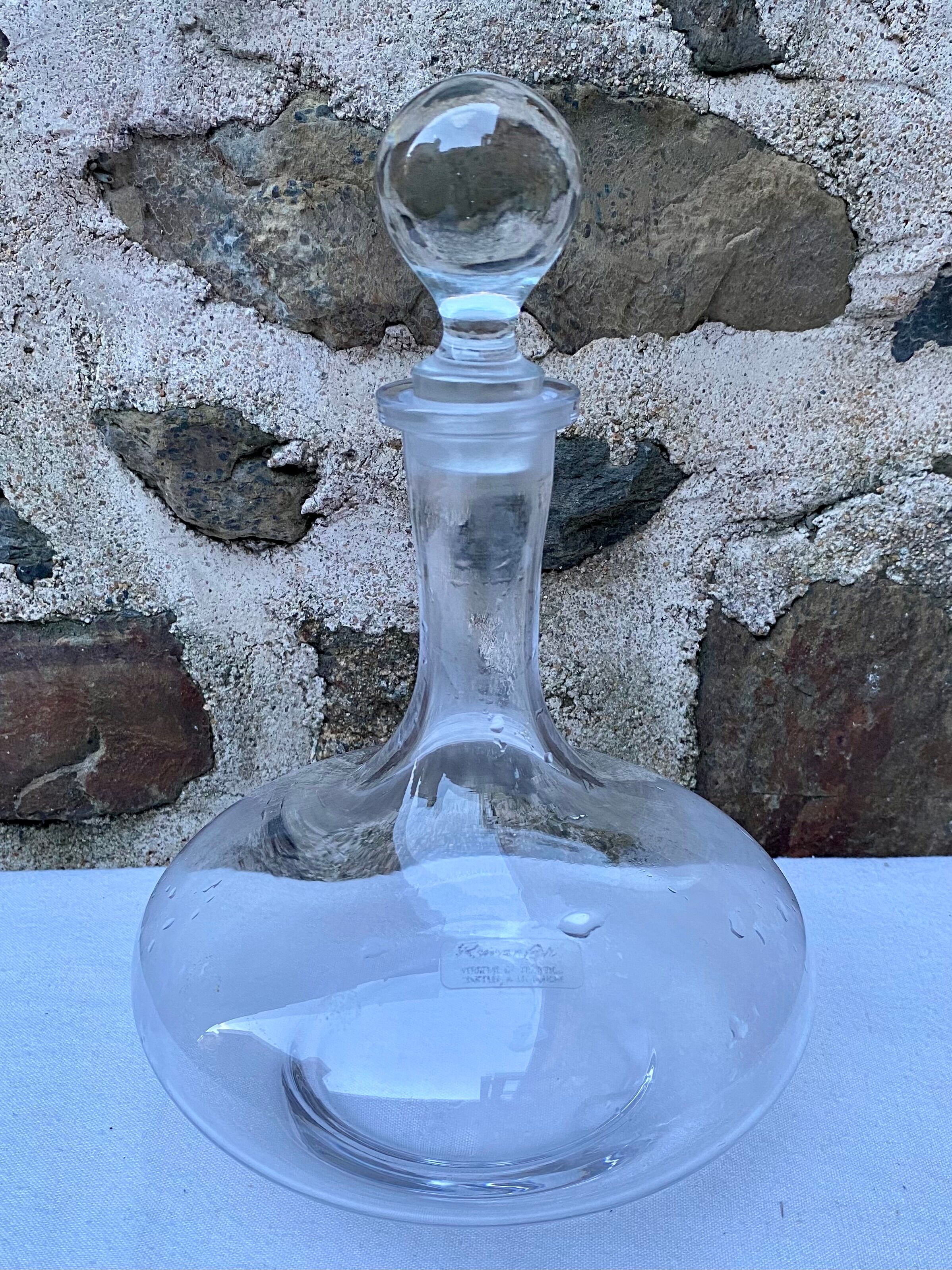 Carafe à décanter verrerie de tradition soufflée à la bouche