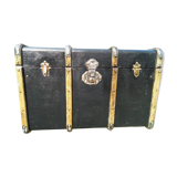 Magnificent travel trunk late 19 th completely renovated